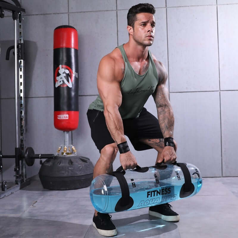 Transparent Water Dumbbell Fitness Exercise Weightlifting Training Equipment