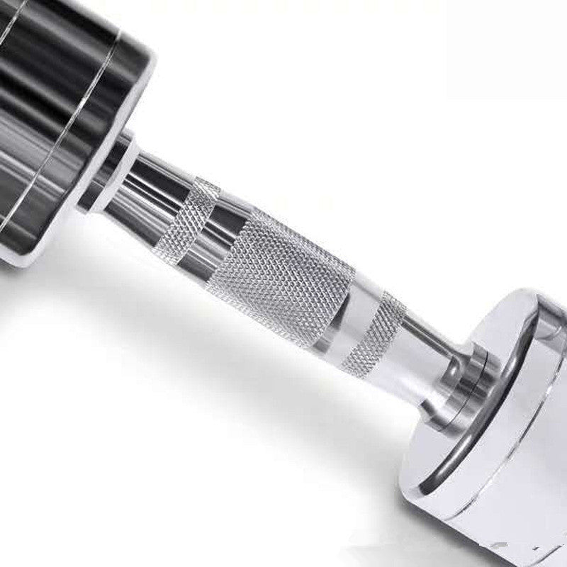 Pure Steel Electroplated Dumbbell Home Fitness Gym Equipment