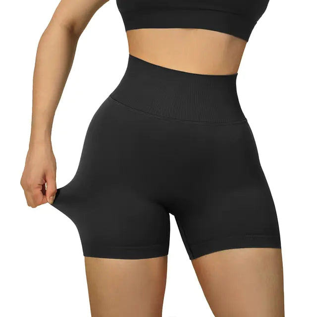 Women’s High Waist Seamless Sports Workout Fitness Yoga Shorts