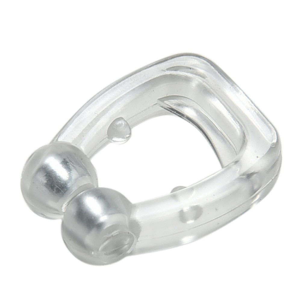 Silicone Magnetic Anti-Snore Nose Clip Sleep Aid Device Case