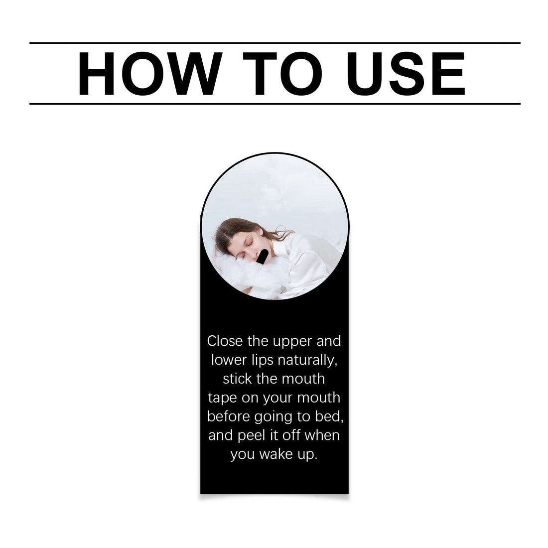 Anti-Snoring Sleep Tape Breathable Mouth Tape for Comfort