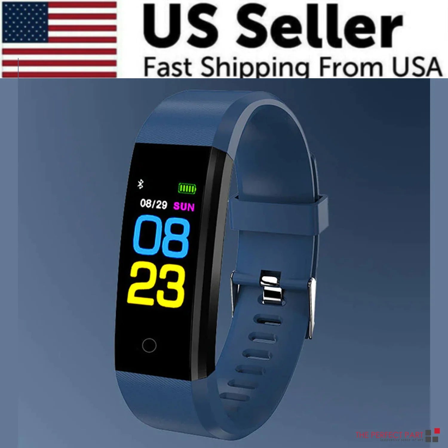 Fitness Smart Watch Activity Tracker Heart Rate Oxygen BP Monitor