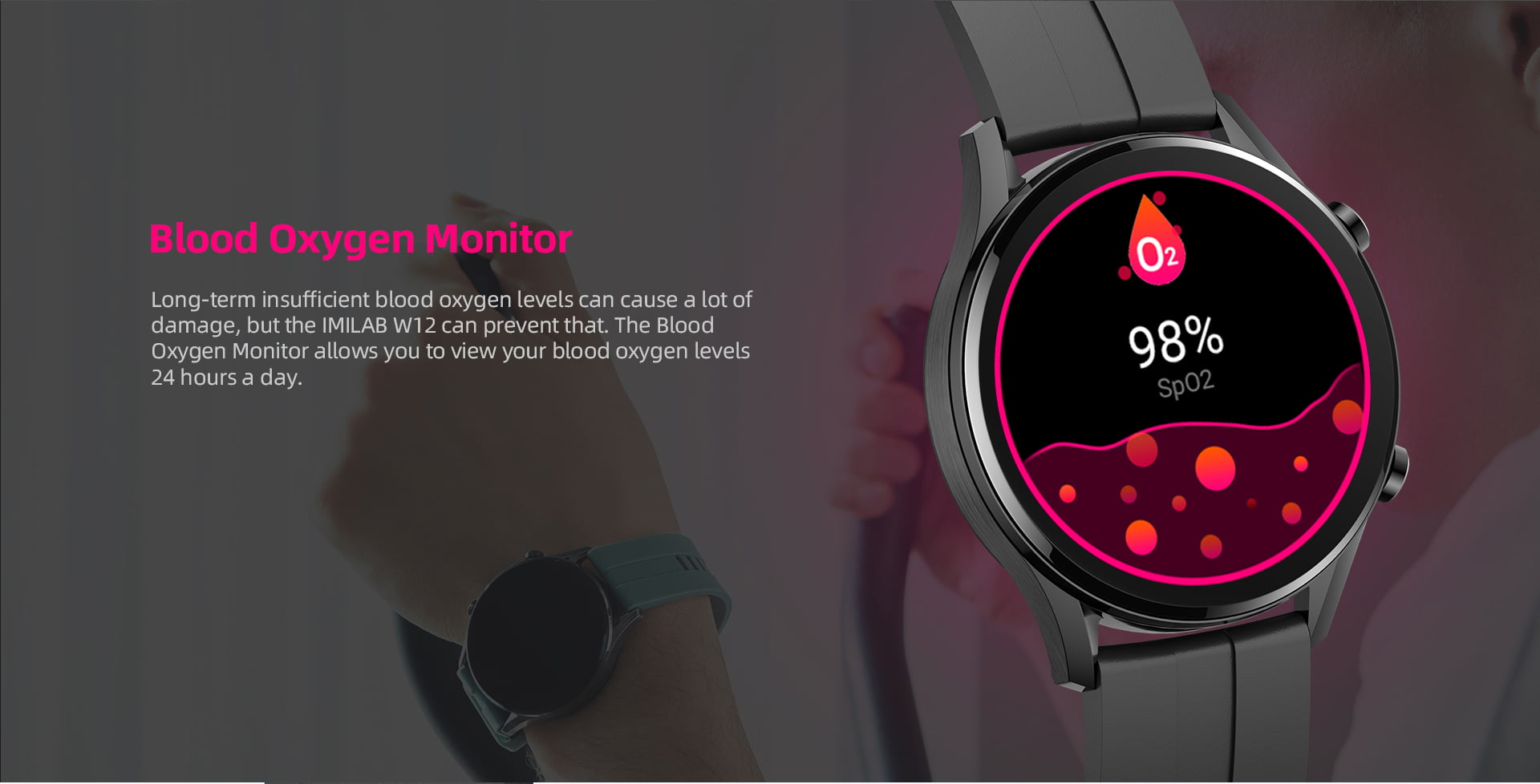 Smart Watch Men Women Bluetooth Fitness Tracker Heart Rate Waterproof