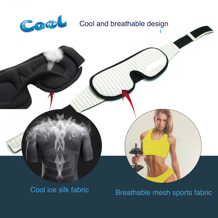 3D Padded Sleep Mask Eye Shade Blindfold Sleeping Aid