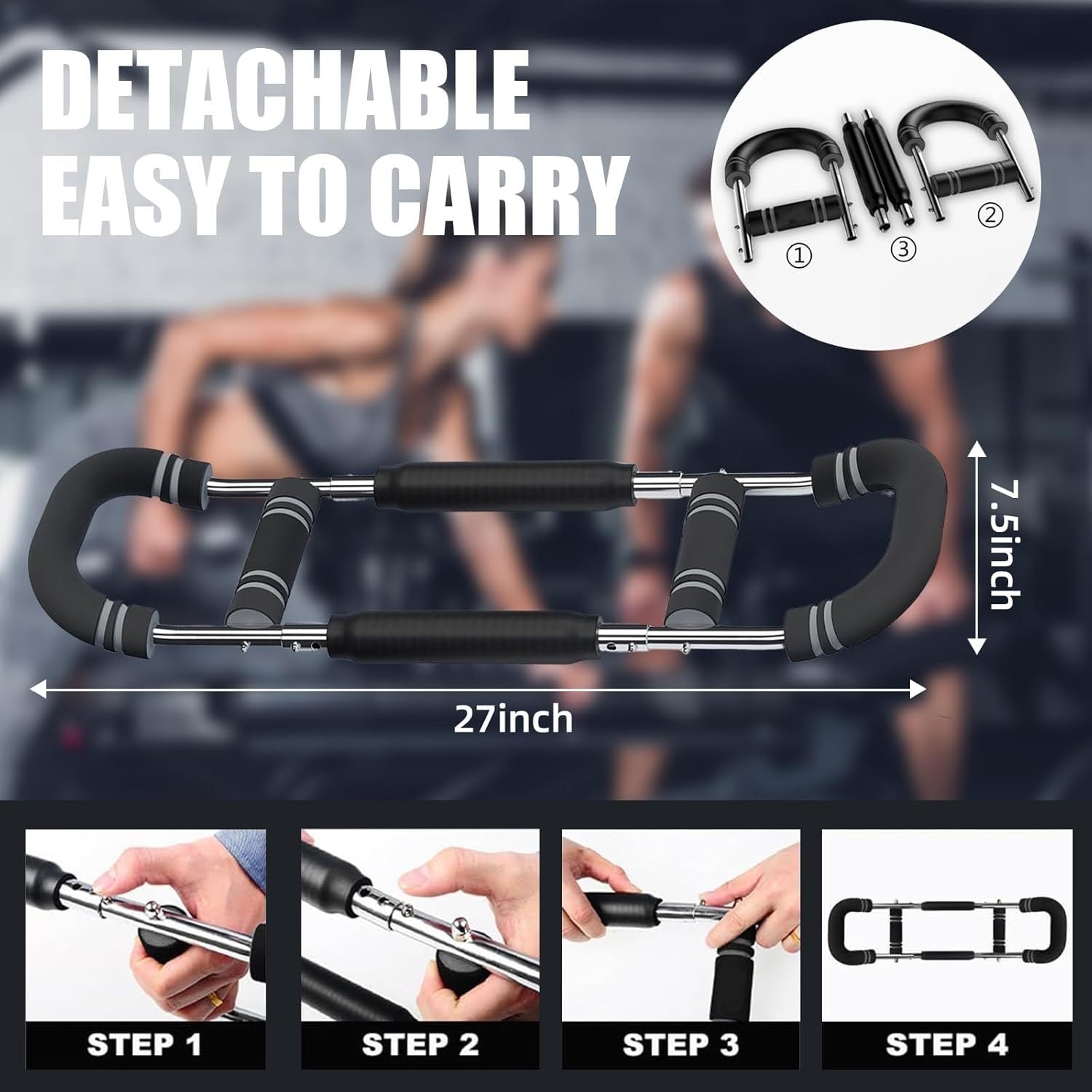 Adjustable Multi-Functional Arm and Chest Muscle Training Fitness Device