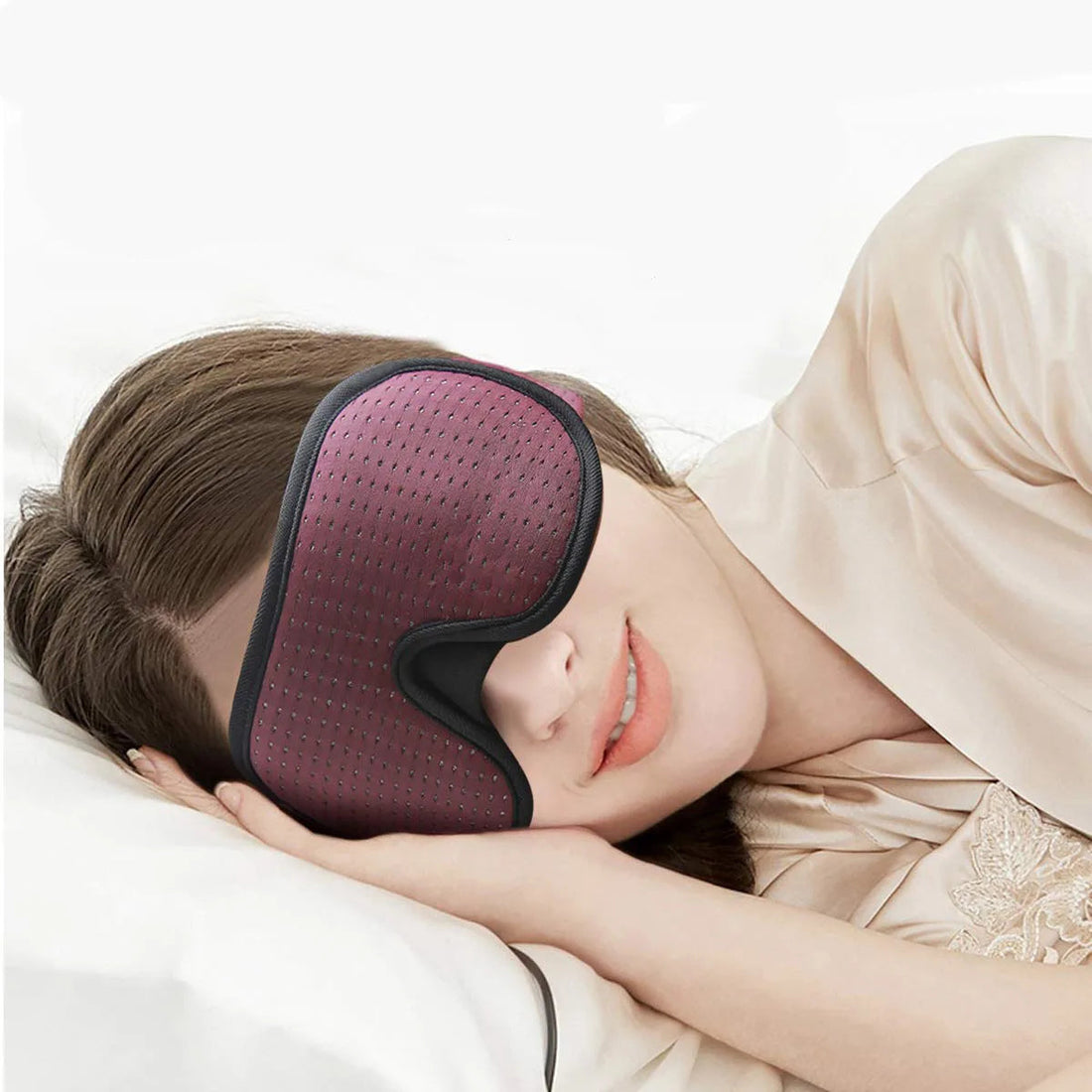 3D Padded Sleep Mask Eye Shade Blindfold Sleeping Aid