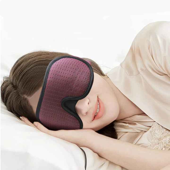 3D Padded Sleep Mask Eye Shade Blindfold Sleeping Aid