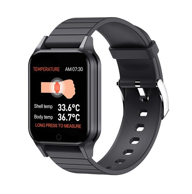 T96 Smart Watch Heart Rate Blood Pressure Temperature Fitness Tracker