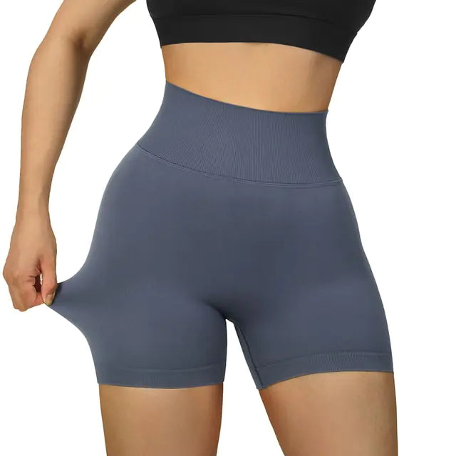 Women’s High Waist Seamless Sports Workout Fitness Yoga Shorts