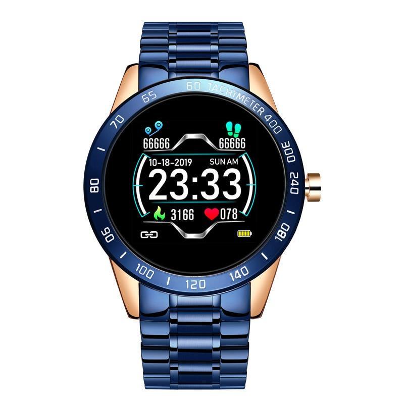 Smart Watch Men LED Heart Rate Blood Pressure Fitness Tracker