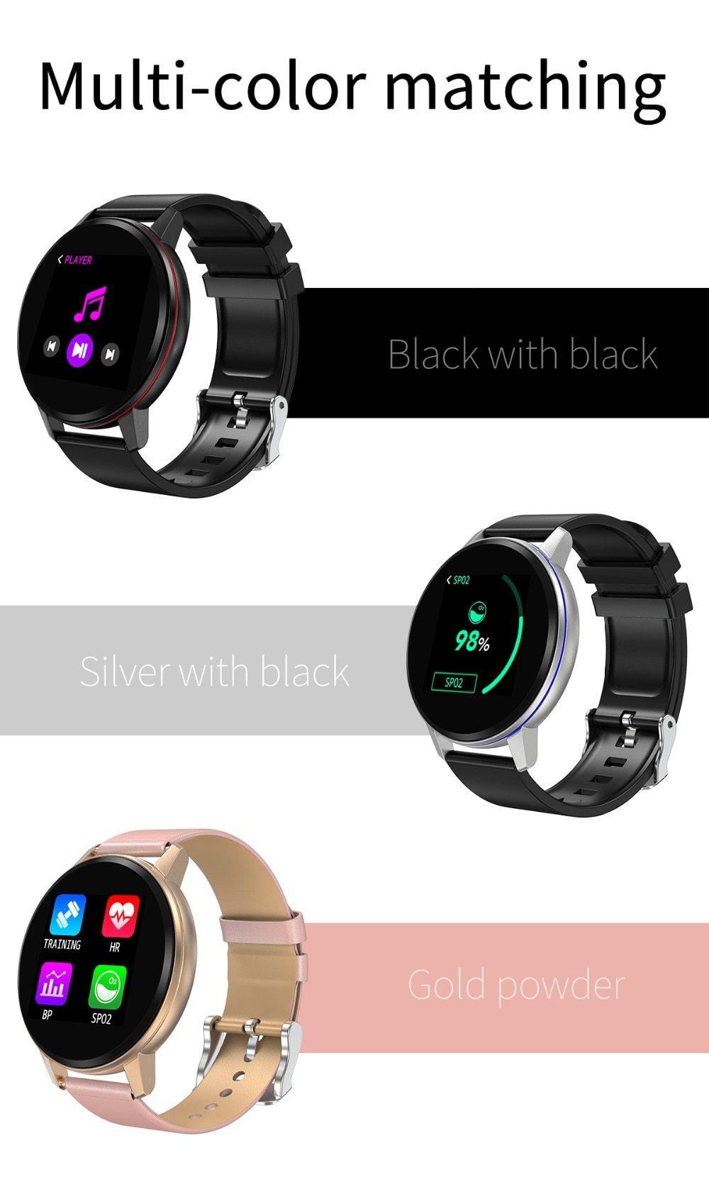 Luxury Fashion Smart Bracelet Watch Fitness Tracker Waterproof