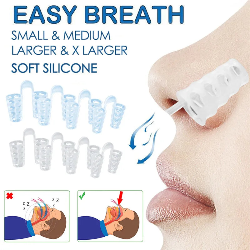 Anti-Snore Apnea Nose Clip Breathe Aid Stop Snoring Device