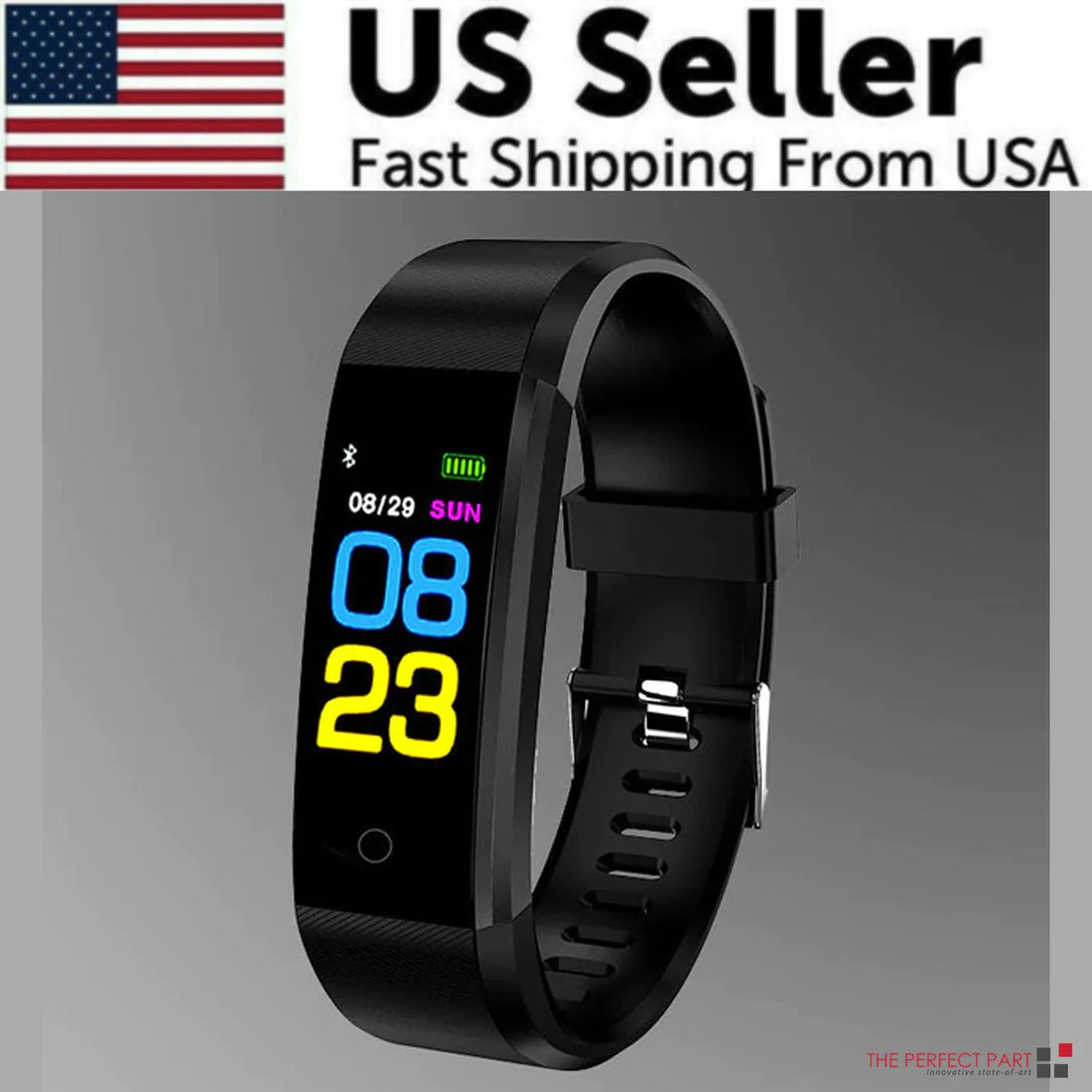 Fitness Smart Watch Activity Tracker Heart Rate Oxygen BP Monitor