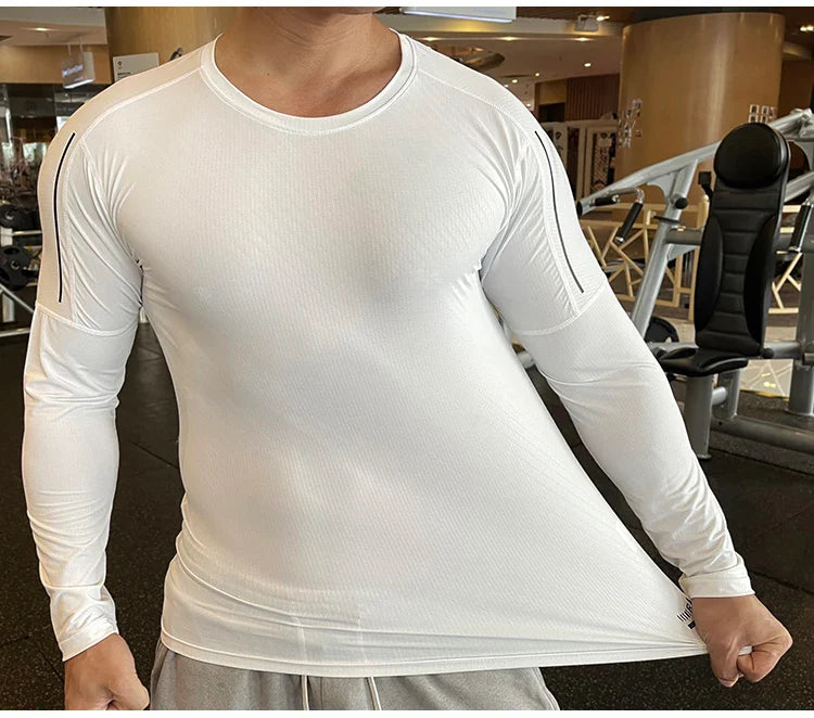 Quick Dry Men's Compression Workout Tee