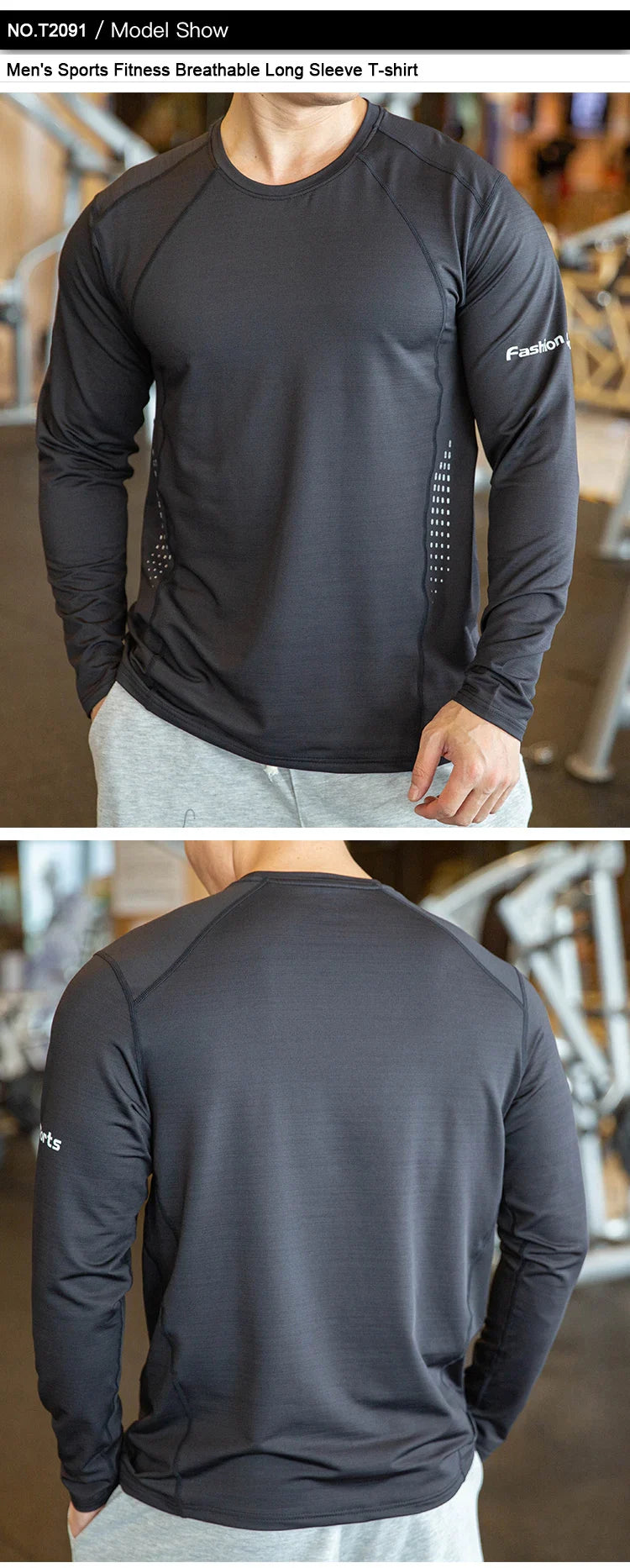 Quick Dry Men's Compression Workout Tee