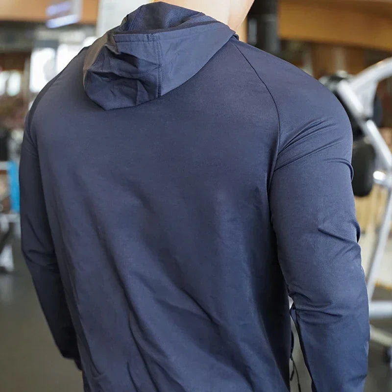 Men's Nylon Workout Hoodie