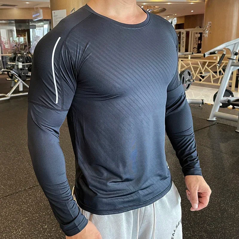 Quick Dry Men's Compression Workout Tee