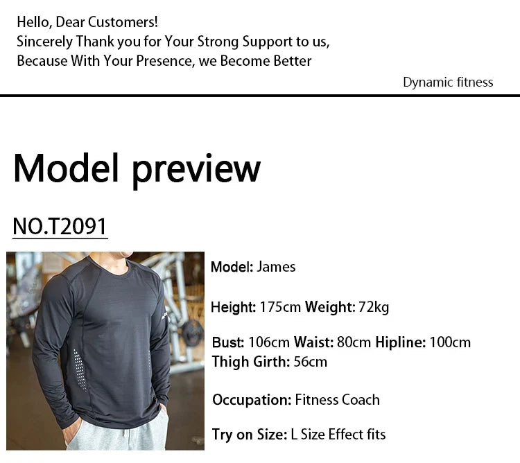 Quick Dry Men's Compression Workout Tee