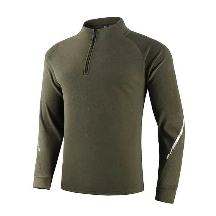 Men's Gym Workout Tee with Reflective Stripes