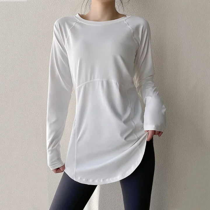 Women's Workout Apparel  Long Sleeve Yoga Shirts for Any Activity