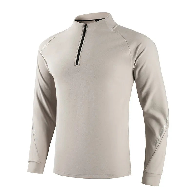 Men's Gym Workout Tee with Reflective Stripes