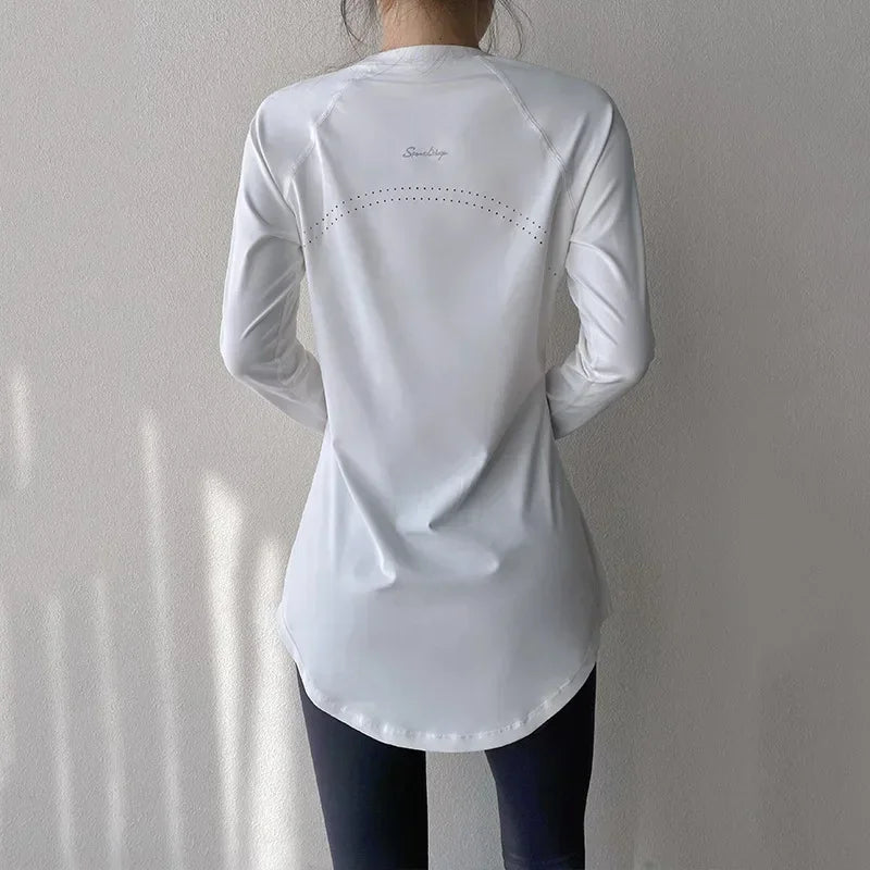 Women's Workout Apparel  Long Sleeve Yoga Shirts for Any Activity
