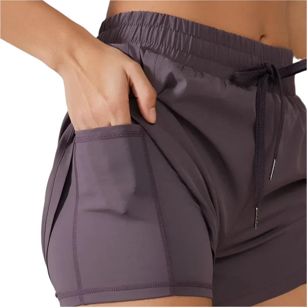 Women's 2 in 1 Workout Shorts