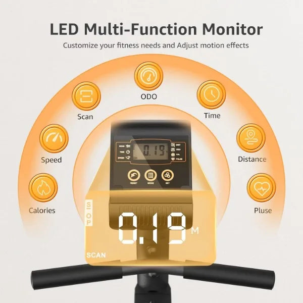 Recumbent Exercise Bike Magnetic Indoor Fitness Equipment Home Workout