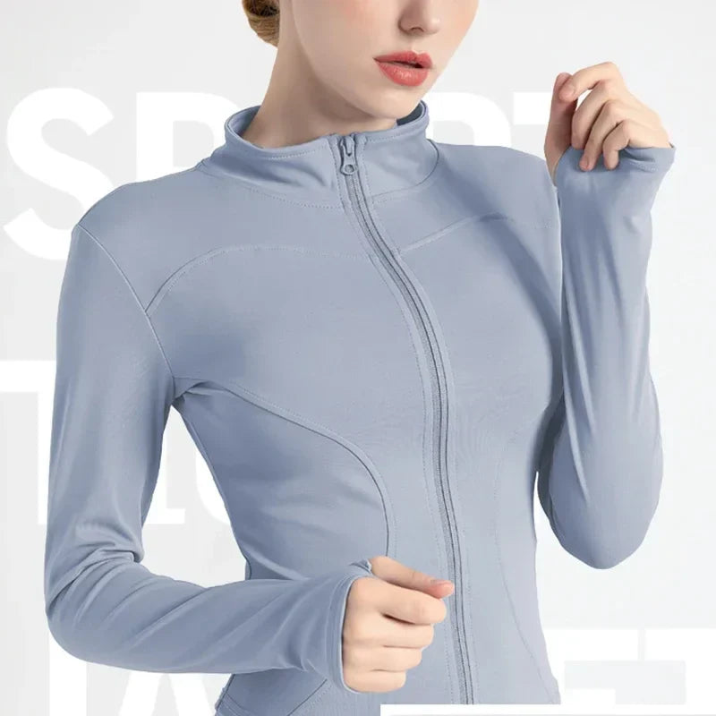 Women's Lightweight Zip Up Workout Jacket