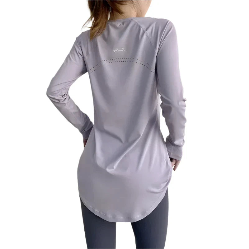 Women's Workout Apparel  Long Sleeve Yoga Shirts for Any Activity
