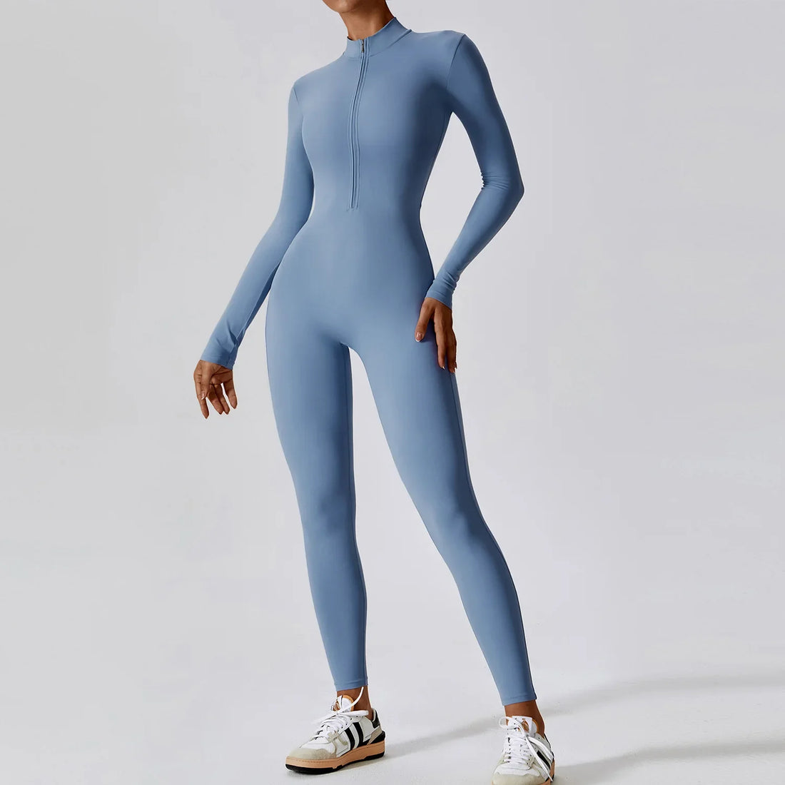 Women's Yoga Jumpsuit Long Sleeve High Intensity Workout