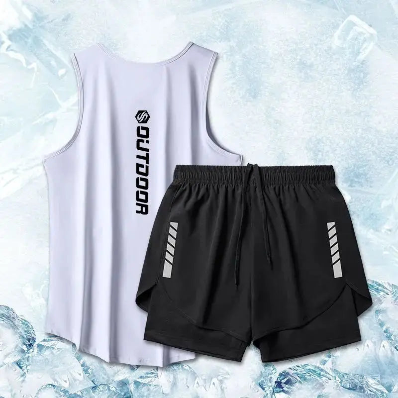 Men's Mesh Workout Set  Perfect for Summer Runs