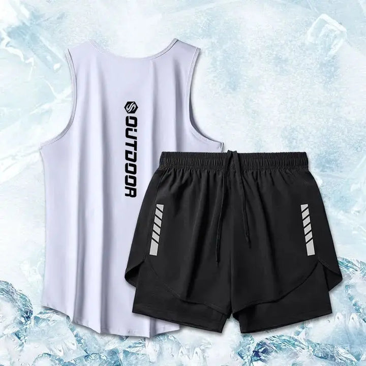 Men's Mesh Workout Set  Perfect for Summer Runs