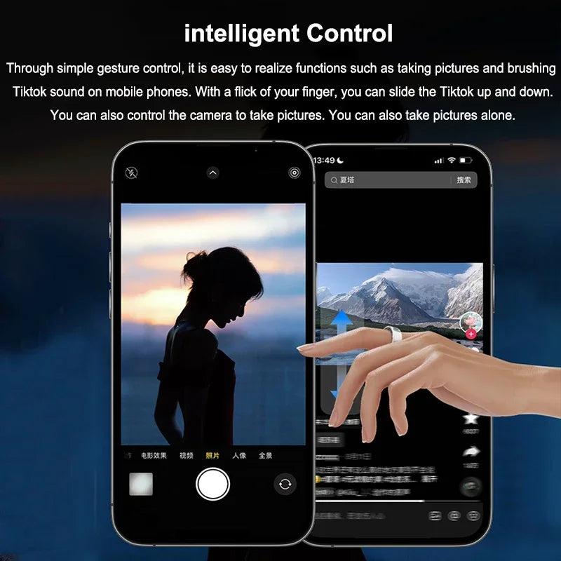 Smart Ring Health Tracker Heart Rate Oxygen Sleep Fitness