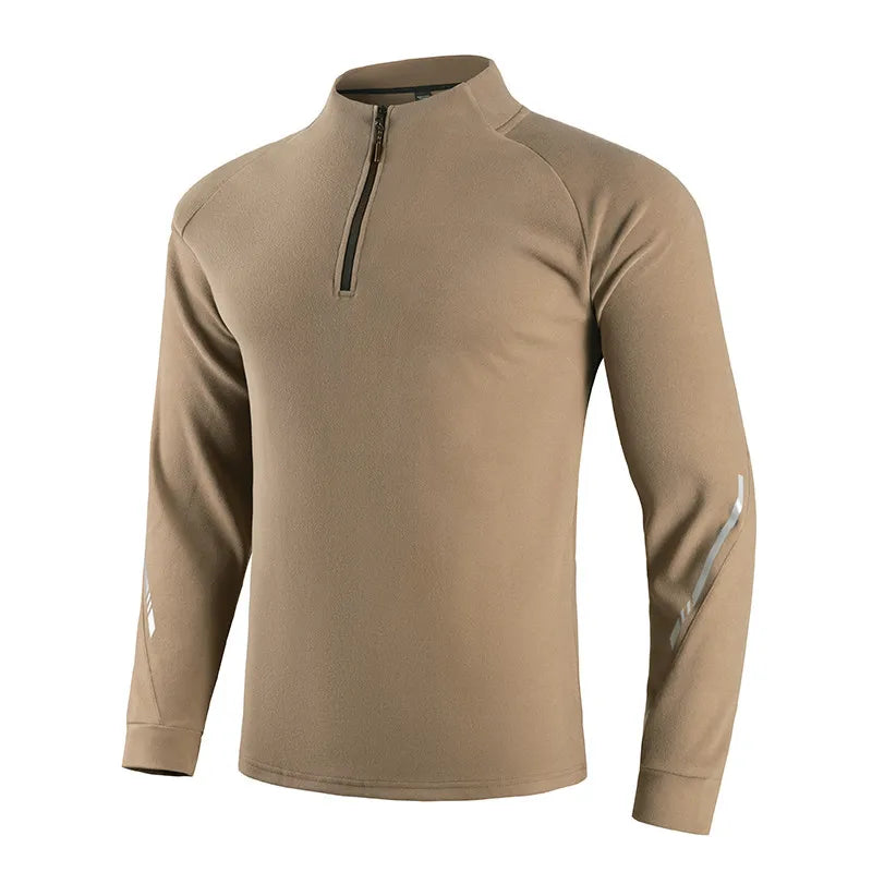 Men's Gym Workout Tee with Reflective Stripes