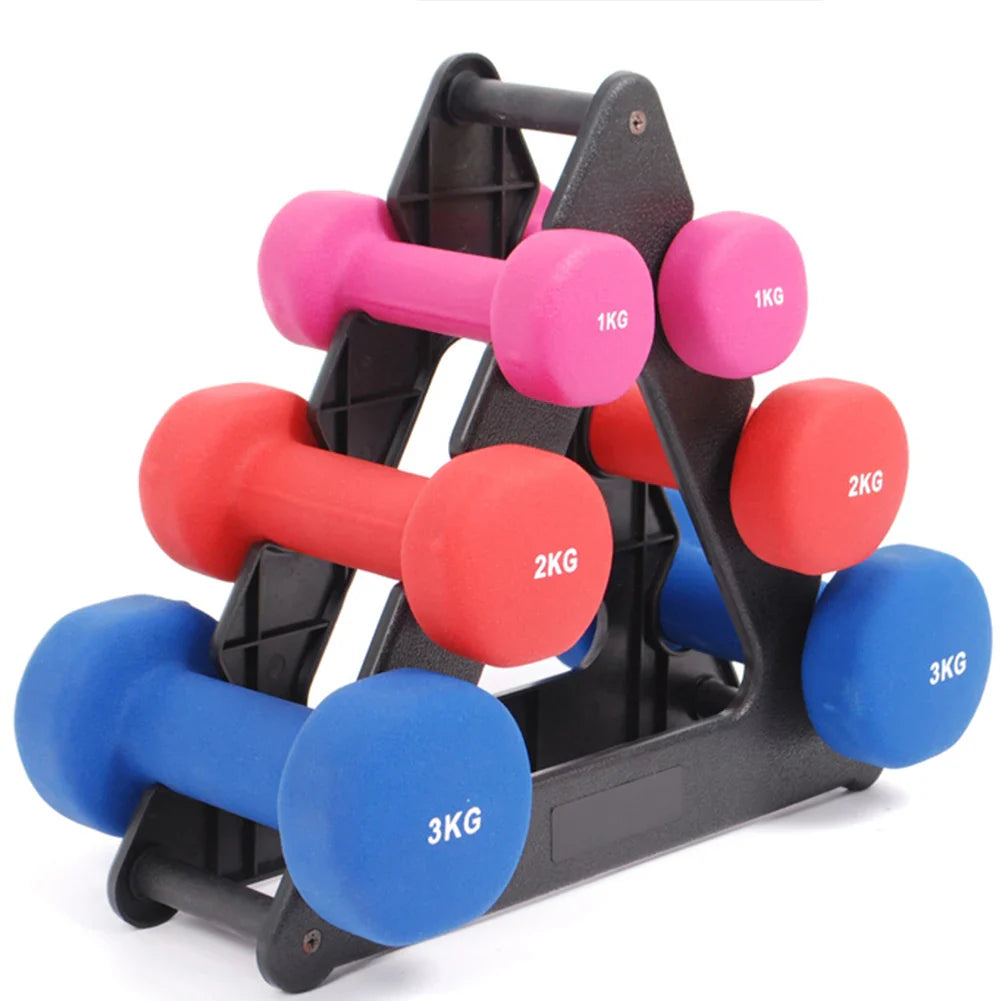 Practical Fitness Equipment Storage 6 Slot Dumbbell Rack