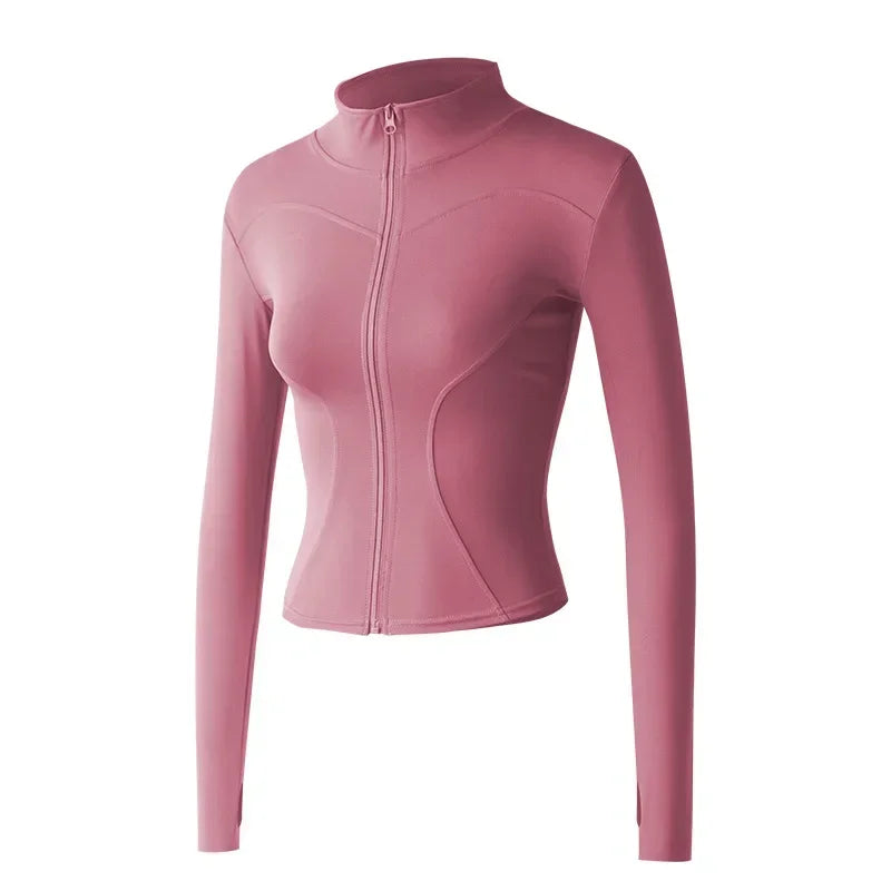 Women's Lightweight Zip Up Workout Jacket