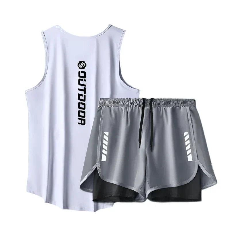 Men's Mesh Workout Set  Perfect for Summer Runs