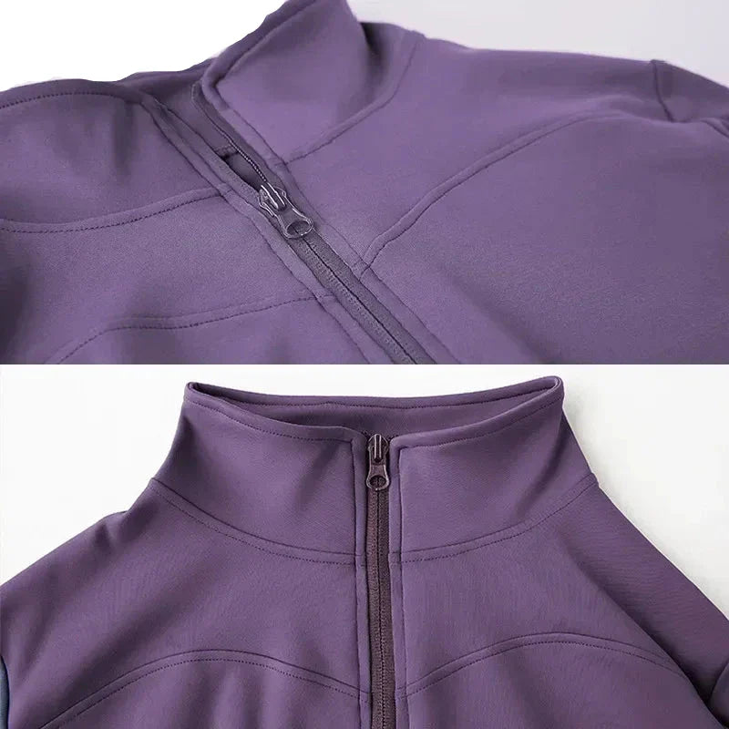 Women's Lightweight Zip Up Workout Jacket