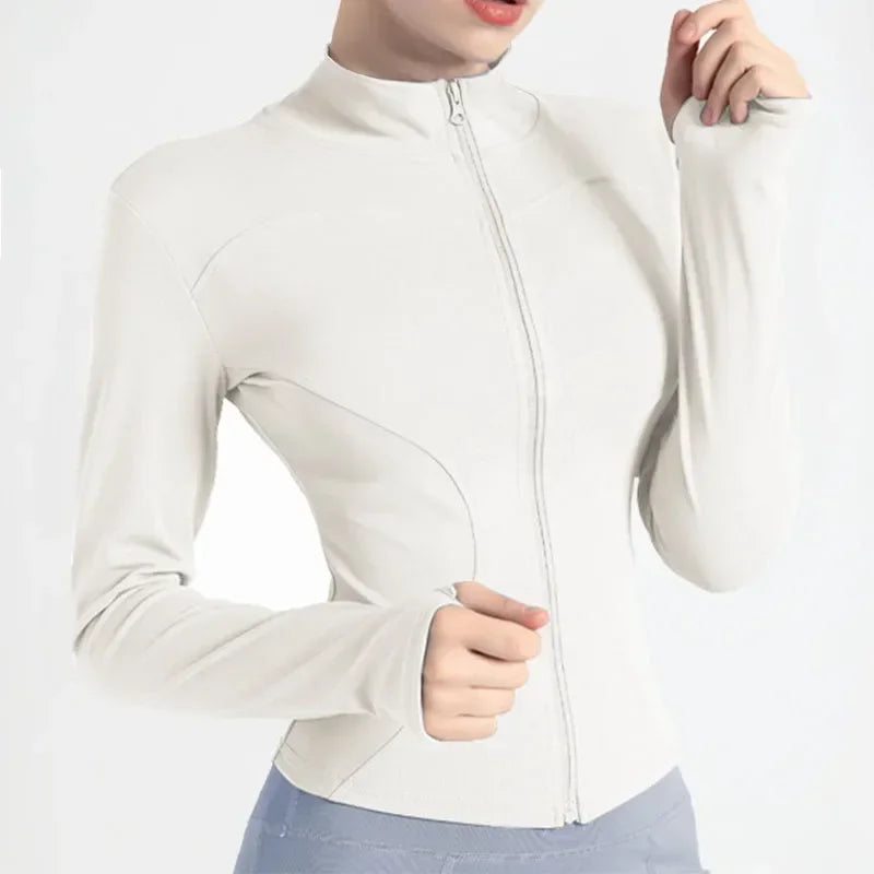 Women's Lightweight Zip Up Workout Jacket