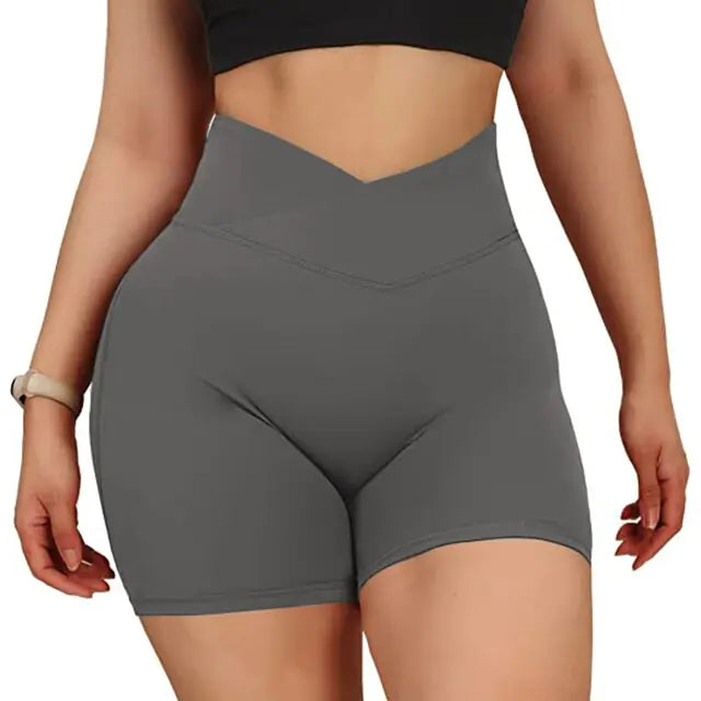 Women’s High Waist Seamless Sports Workout Fitness Yoga Shorts