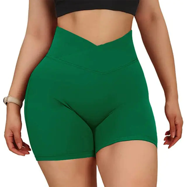 Women’s High Waist Seamless Sports Workout Fitness Yoga Shorts