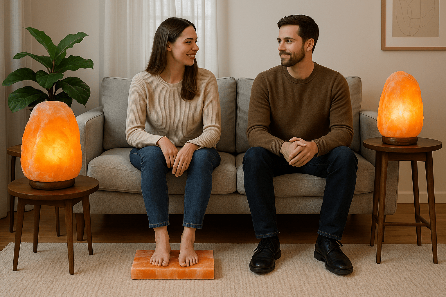 Himalayan Salt Lamp     30-40 lbs