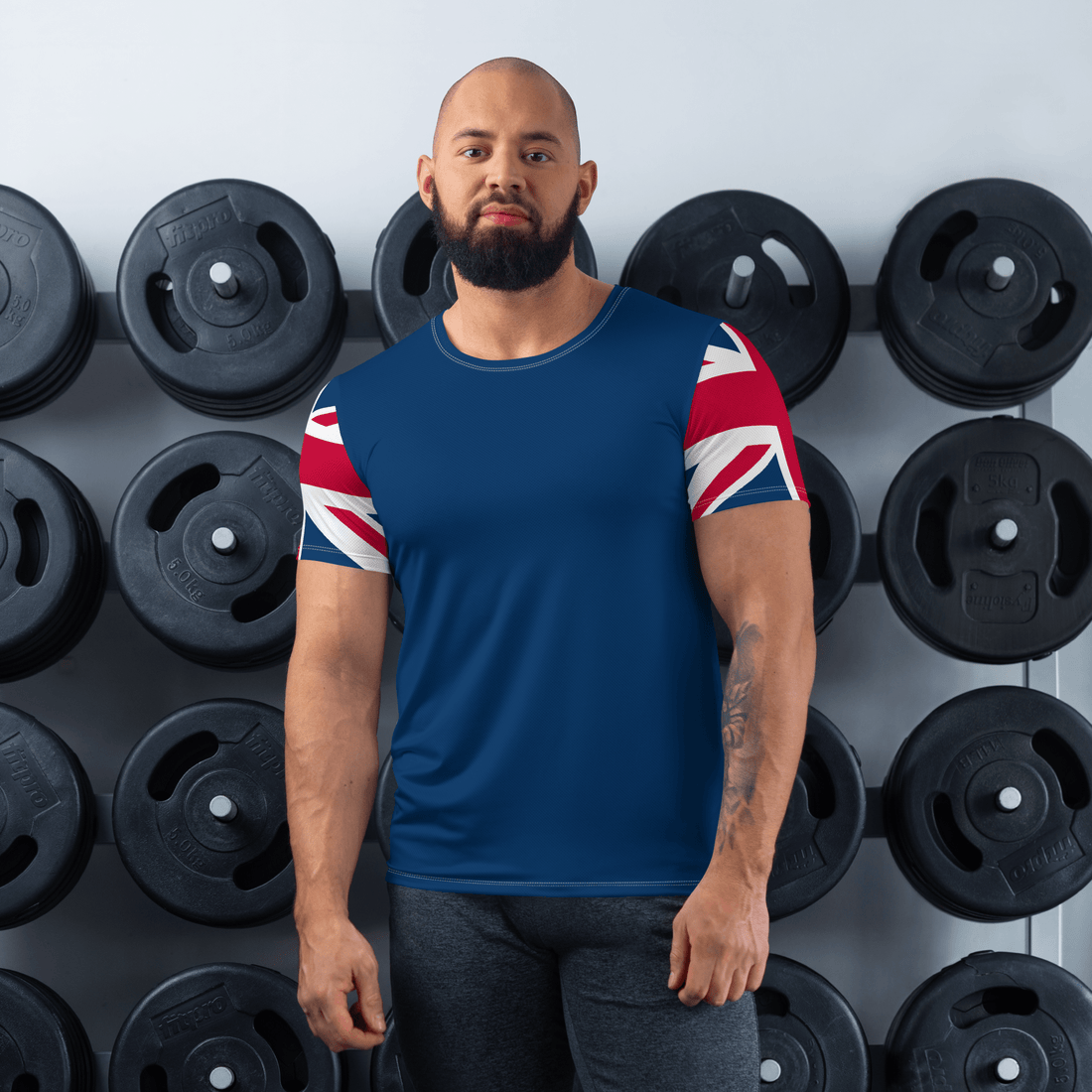 Union Jack Men's Workout Shirt