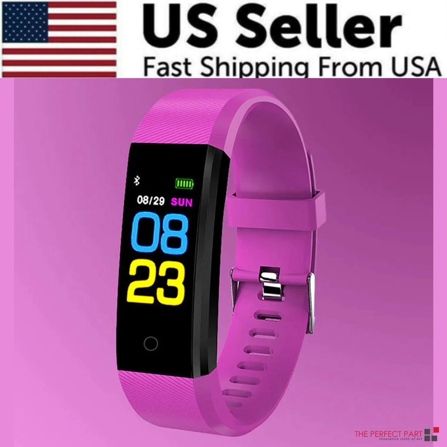 Fitness Smart Watch Activity Tracker Heart Rate Oxygen BP Monitor