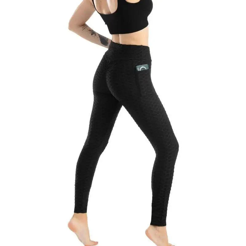 New Women Fitness Pocket Push Up Leggings Workout High Waist Legging For Running Gym Leggings Pants Women Clothing