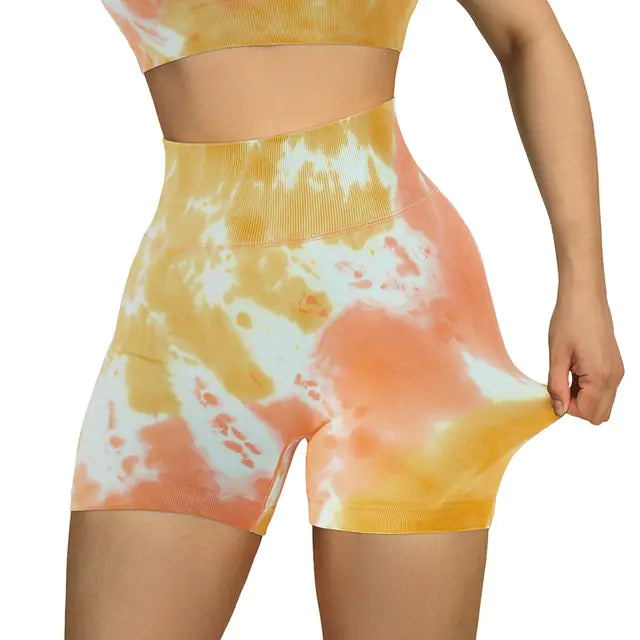 Women’s High Waist Seamless Sports Workout Fitness Yoga Shorts