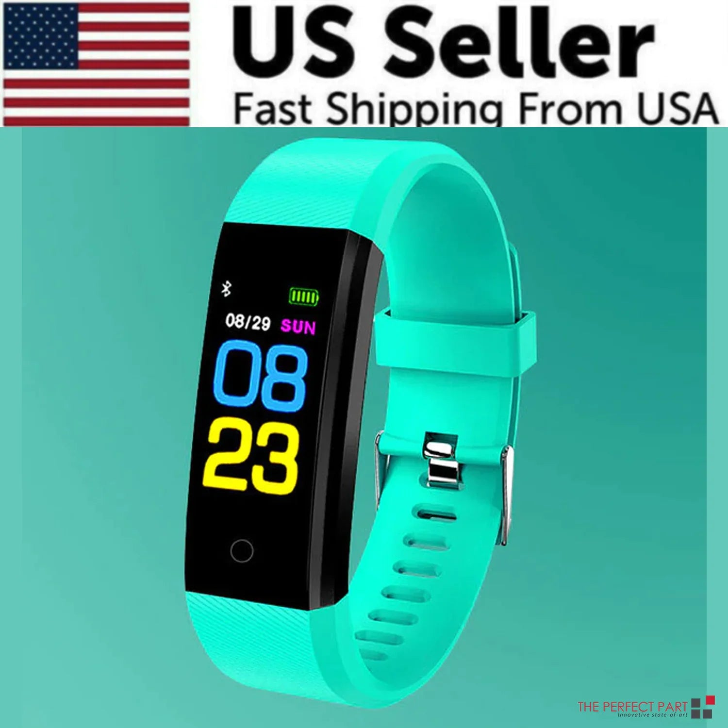 Fitness Smart Watch Activity Tracker Heart Rate Oxygen BP Monitor