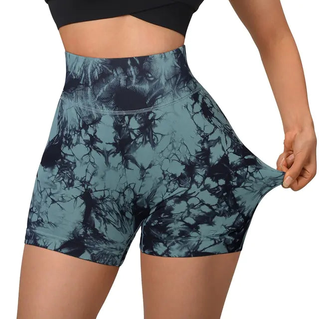 Women’s High Waist Seamless Sports Workout Fitness Yoga Shorts