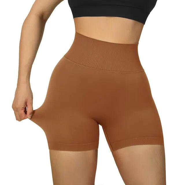 Women’s High Waist Seamless Sports Workout Fitness Yoga Shorts